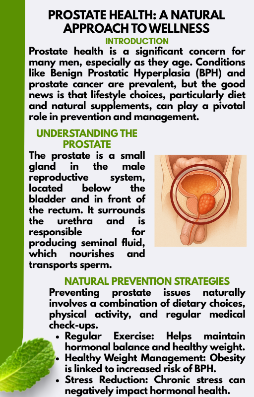 How to improve prostate health
