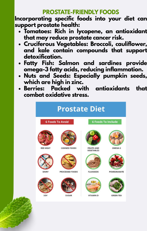 Natural foods that help improve prostate health